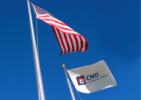 American and CNO Flags